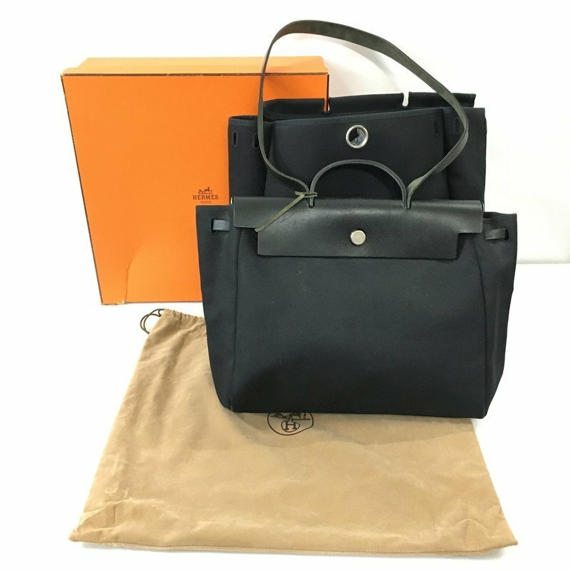 TEI 【中古品】 HERMES HERBAG PM TOTE BAG C刻印 〈180-240304-MK-6-TEI〉