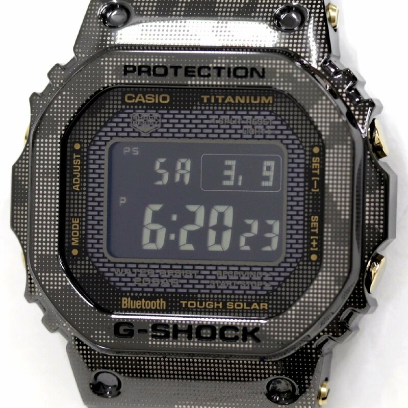 カシオ　G-SHOCK　Gショック　GMW-B5000TCM-1JR　腕時計　電波ソーラー　Bluetooth　クォーツ　メンズ