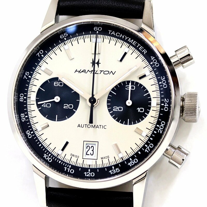 ハミルトン　アメリカンクラシック　イントラマティック　H38416711　腕時計　クロノグラフ　オートマ　メンズ