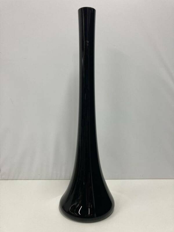 clay ガラス製 首長花瓶 花器 フラワーベース 高さ約64.8cm