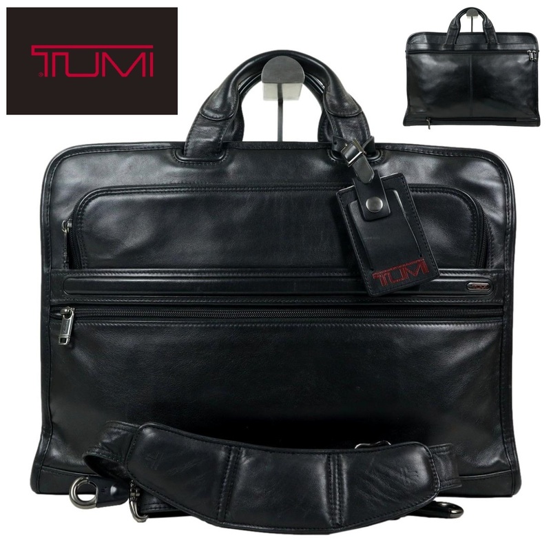 【S3064】【美品】TUMI トゥミ 2WAYバッグ ショルダーバッグ ビジネスバッグ ブリーフケース 書類カバン オールレザー レザーバッグ