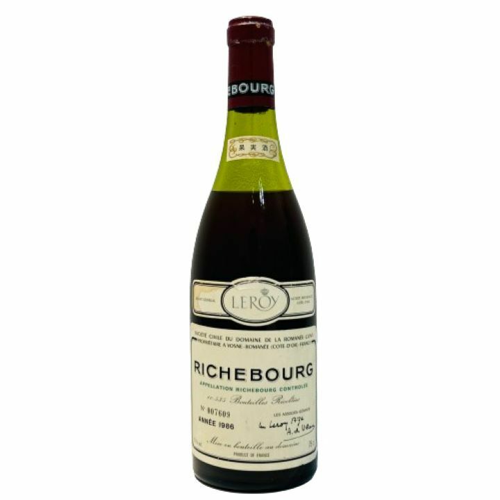 【RICHEBOURG/リシュブール】1986 DRC/ドメーヌ ド ラ ロマネコンティ ワイン 13% 750ml★44029