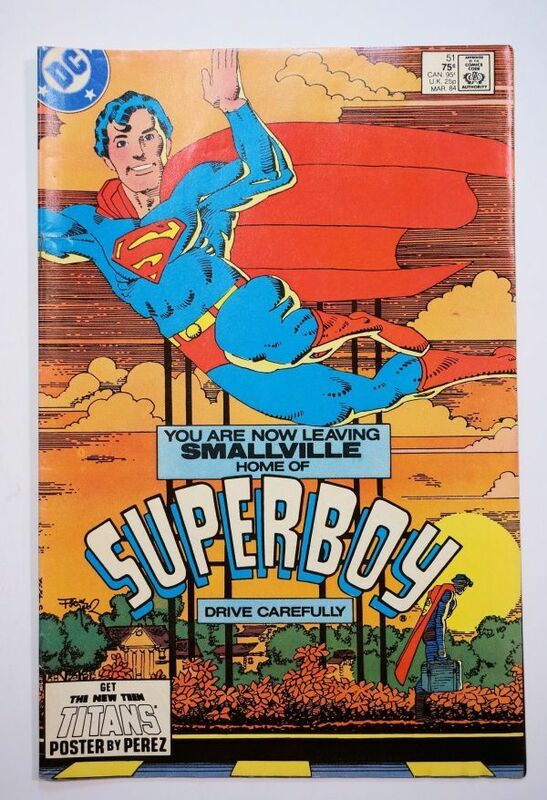 ★激レア Superboy #51 1984年3月 当時物 DC Comics スーパーボーイ アメコミ ヴィンテージ コミック 英語版 洋書★