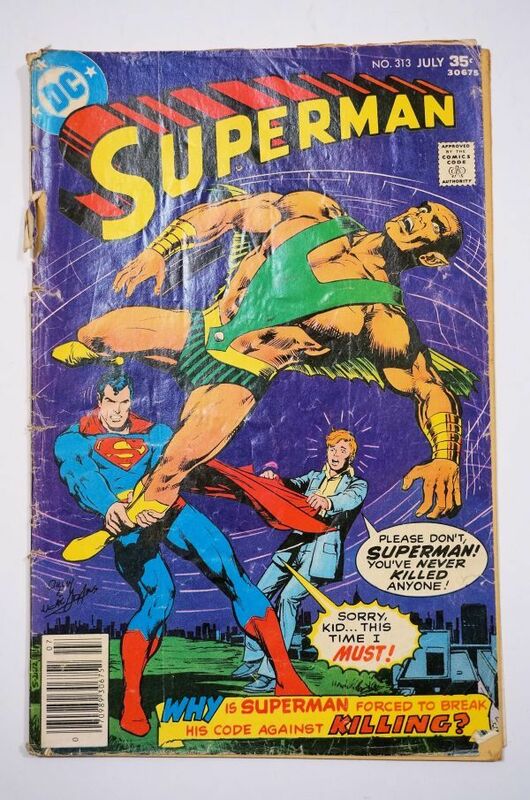 ★激レア Superman #313 1977年7月 当時物 DC Comics スーパーマン アメコミ ヴィンテージ コミック 英語版 洋書★