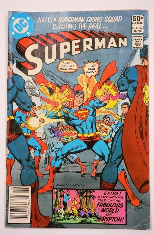 ★激レア Superman #360 1981年6月 当時物 DC Comics スーパーマン アメコミ ヴィンテージ コミック 英語版 洋書★