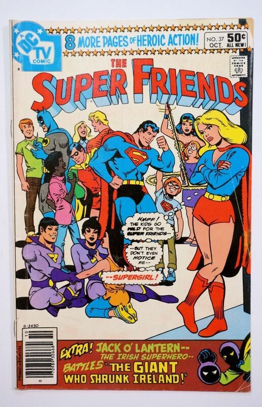 ★激レア The Super Friends #37 1980年10月 当時物 Superman DC Comics スーパーマン アメコミ ヴィンテージ コミック 英語版 洋書★