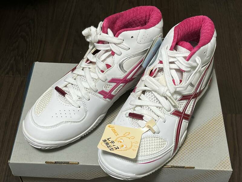 ASICS アシックス バスケットボールシューズ レディゲルフラッシュ4 LADY GELFLASH 4 TBF701-0119 24.5cm デッドストック 未使用 SM3210