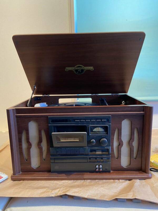 3.26 COLUMBIA MODEL NO. GP-38 ラジオ、カセット、レコード　全て視聴確認品