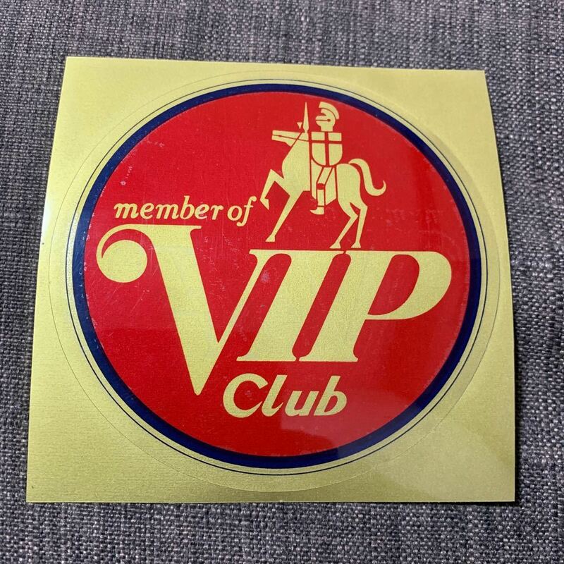 日石 VIPクラブステッカー 会員車ステッカー Nisseki member of VIP Club 旧車 昭和レトロ VIPカー