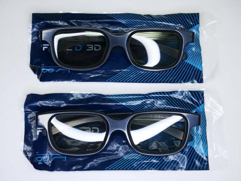 2個セット　映画館　メガネ　サングラス　REAL D 3D　3Dメガネ　1度使用のみ