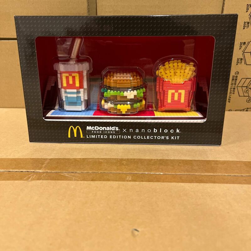McDonald's × nanoblock マクドナルド×ナノブロック　限定 LIMITED EDITION COLLECTOR'S KIT リミテッドエディションコレクターズキット