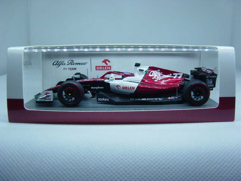 送料350円～ spark 1/43 Alfa Romeo F1 C42 6th Place Bahrain GP 2022 #77 V.Bottas アルファロメオ ボッタス バーレーンGP