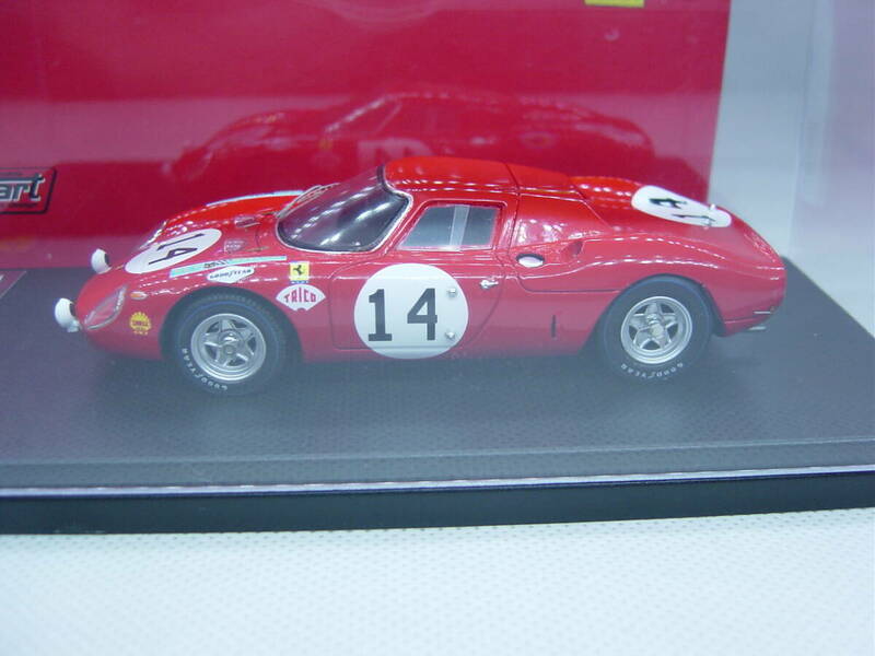 送料520円～ LookSmart 1/43 Ferrari 250LM Le Mans 1968 #14 フェラーリ ル・マン