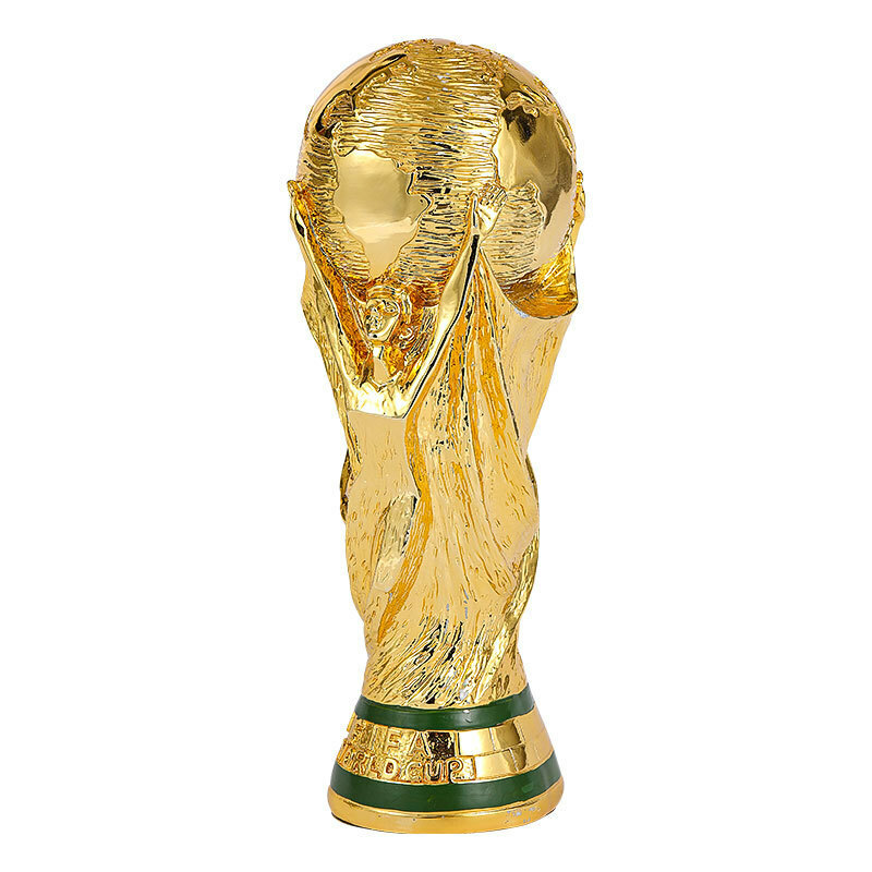 新作サッカーワールドカップ　トロフィー風　おもちゃ　置物　36ｃｍ