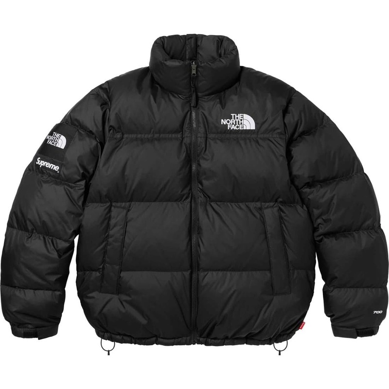 新品 国内正規 24ss Supreme The North Face Split Nuptse Jacket Black XL