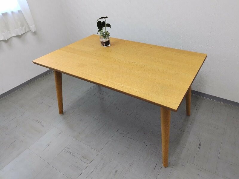 柏木工 ダイニングテーブル SA-02 オーク無垢材 4人掛け 食卓テーブル