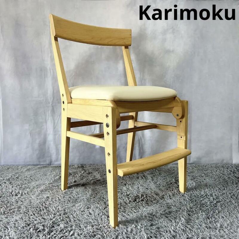 良品★カリモク Karimoku デスクチェア 子供用椅子 キッズチェア 座面高さ調整可能 インテリア XT0611同等品 ワークチェア