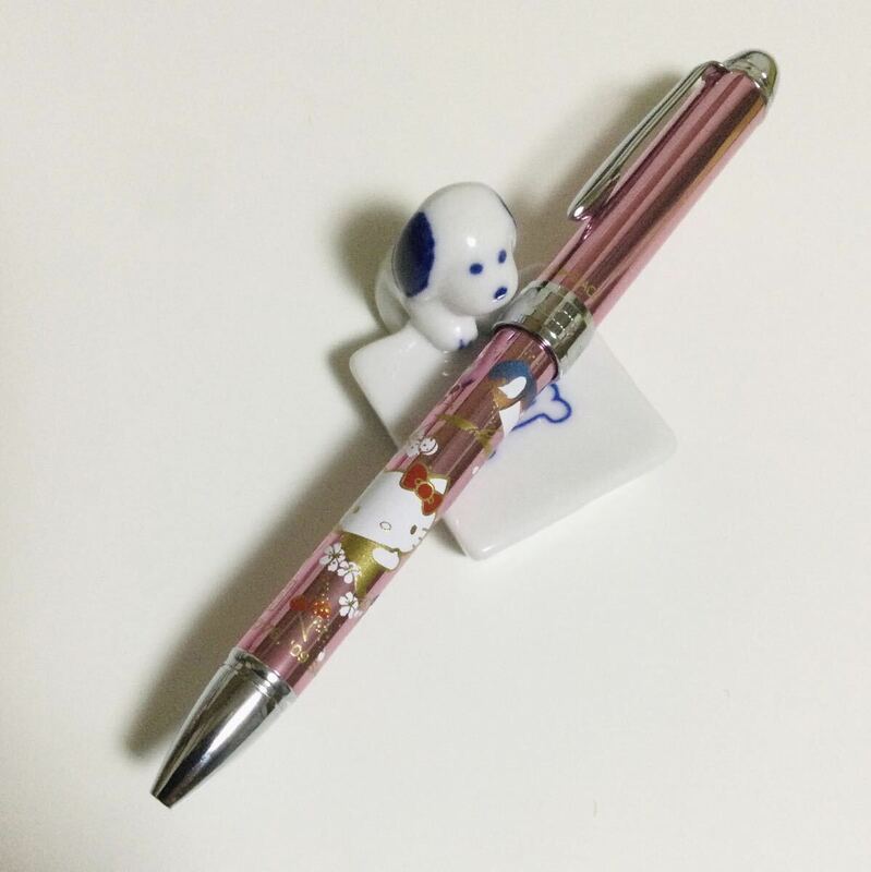 SAILOR Multi Fanction Pen YUBIMAKIE セーラー万年筆 多機能ペン ハローキティ　優美蒔絵 2色ボールペン&シャープペンシル