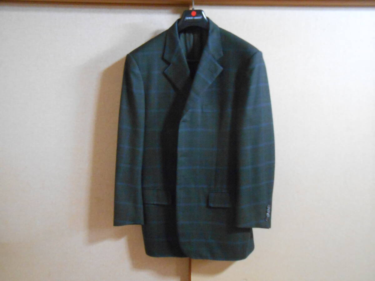 未使用（個人保管） 伊ラグジュアリーブランド CORNELIANI 高級別注品 メリノウール Super120's ジャケット 小さめの欧州52 L/スリムなXL