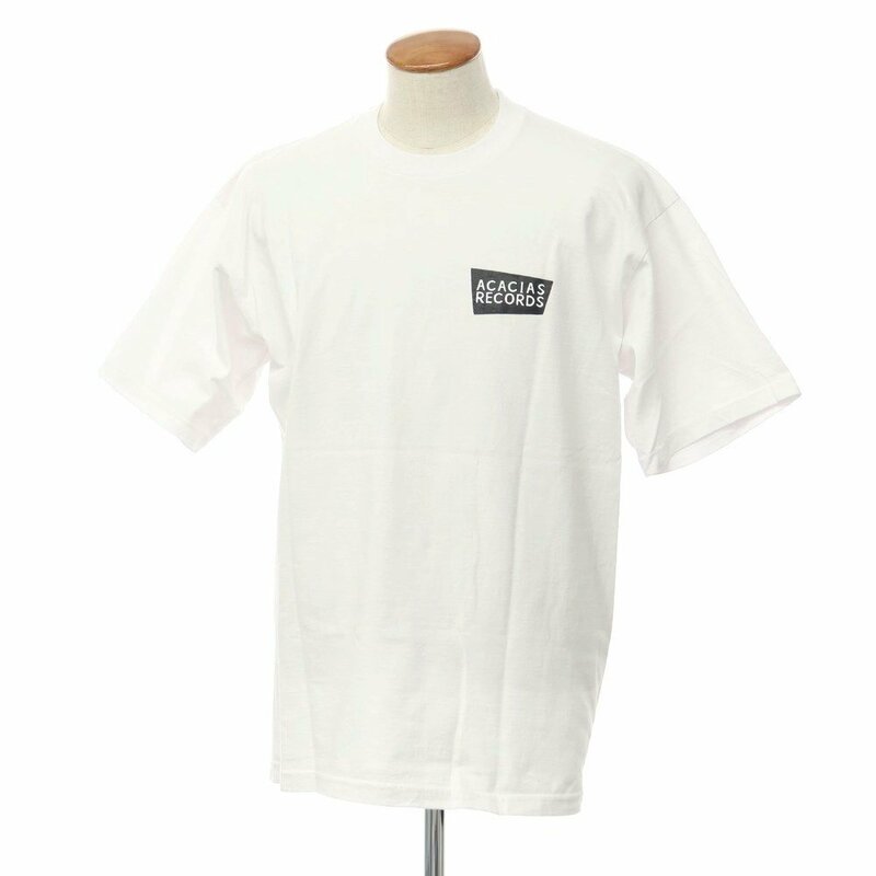 【中古】アカシアレコード ACACIAS RECORDS プリント 半袖Ｔシャツ ホワイト【サイズ2】