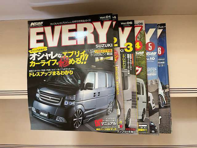 KCAR SPECIAL ドレスアップガイド スズキ エブリイ EVERY Vol.1～Vol.12まで計12冊