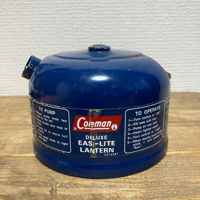 コールマン ランタン 321A カナダ タンク 1973年5月製造 coleman lantern 廃盤品 キャンプ ビンテージ