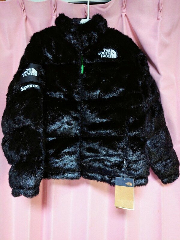 Supreme / The North Face Faux Fur Nuptse Jacket Black M シュプリーム ザ ノース フェイス ブラック