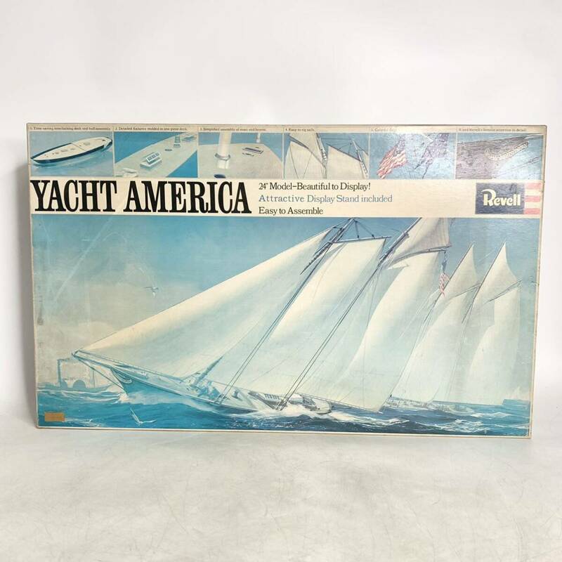 未組立 Revell レベル ヨット アメリカ YACHT AMERICA 帆船 プラモデル 舟 船 H-361 現状品