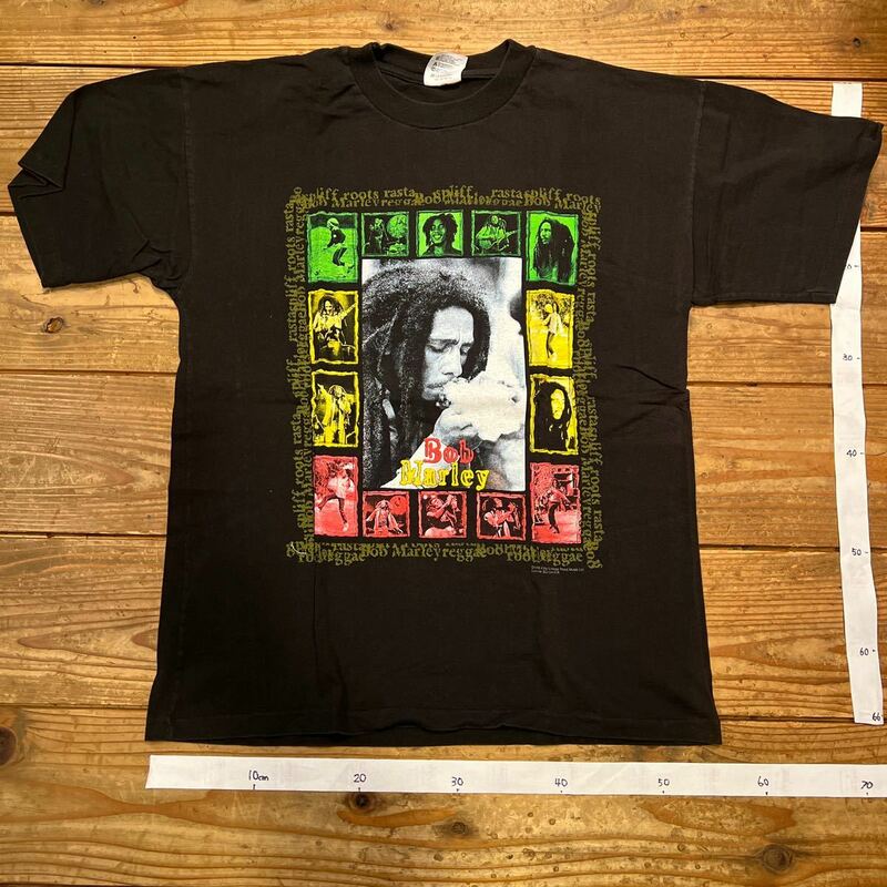 ボブマーリー　Tシャツ BOB MARLEY サイズＬ　1998年　ライセンスモノ　made in Jamaica