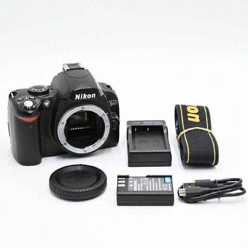 Nikon デジタル一眼レフカメラ D40 ブラック ボディ D40B デジタル一眼レフカメラ