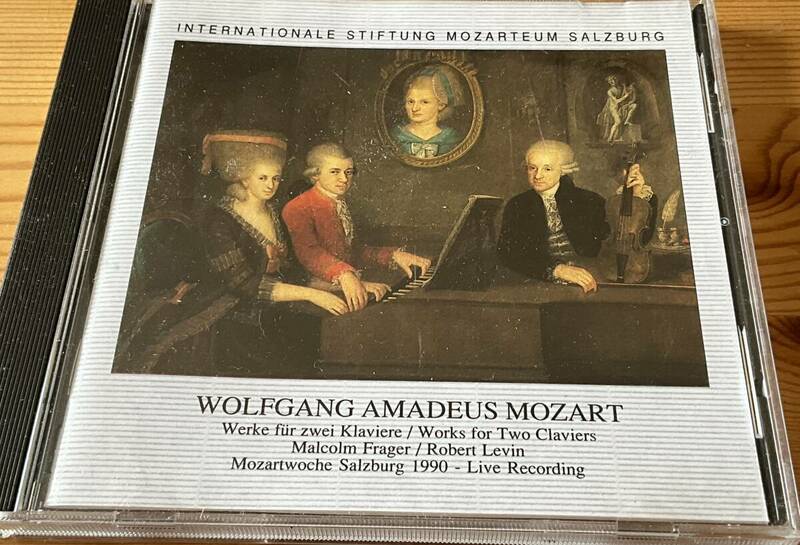 【オーストリア盤】モーツァルト/2台のピアノのための作品集　ザルツブルク音楽祭ライヴ　レヴィンほか
