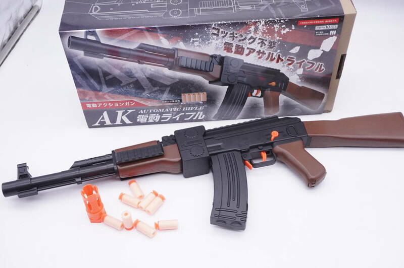 電動セミオート　ナーフ銃　カラシニコフ　AK47 風　対象年齢１０歳以上　ナーフ　おもちゃ
