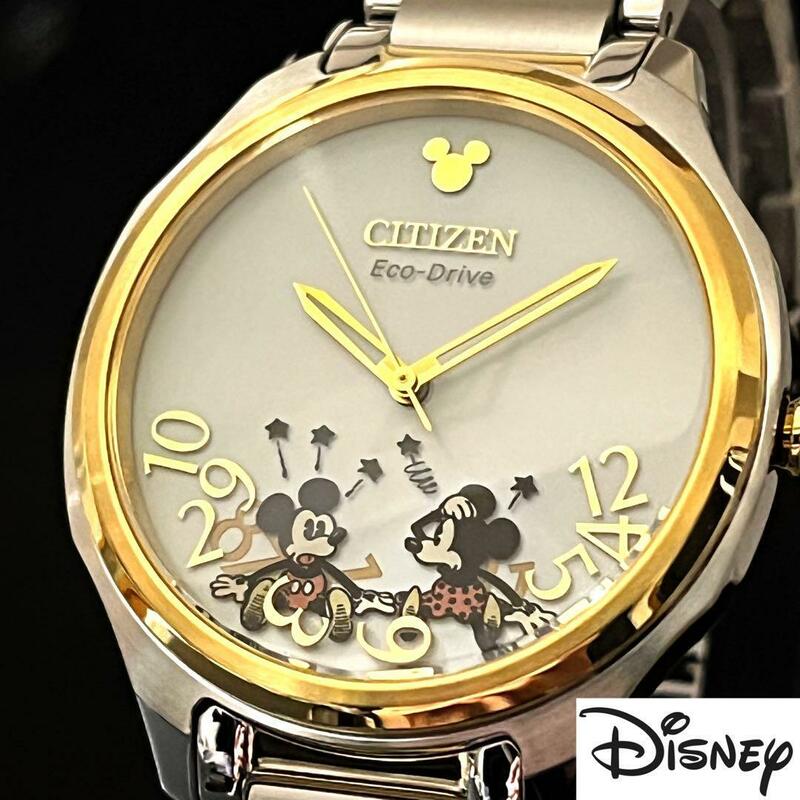 【Disney】ディズニー/ミッキー.ミニーマウス/CITIZEN/レディース腕時計/展示品/プレゼントに/女性用/かわいい/ブランド/Japan/激レア/希少