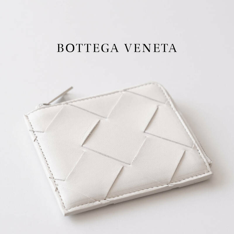 ■BOTTEGA VENETA ボッテガヴェネタ 7.8万円 新品 未使用 イントレチャート 財布 カーフレザー 1点限り■3992