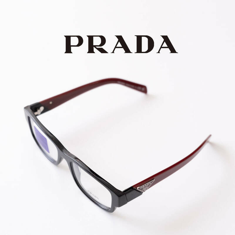 ■PRADA プラダ 新品 5万5000円 未使用 眼鏡 メガネ フレーム VPR07ZF 55-19 140 ■3986