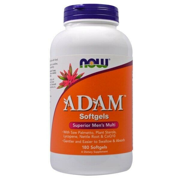 NOW Foods　ADAM　マルチビタミン＆ミネラル　180ソフトジェル　４２種類配合