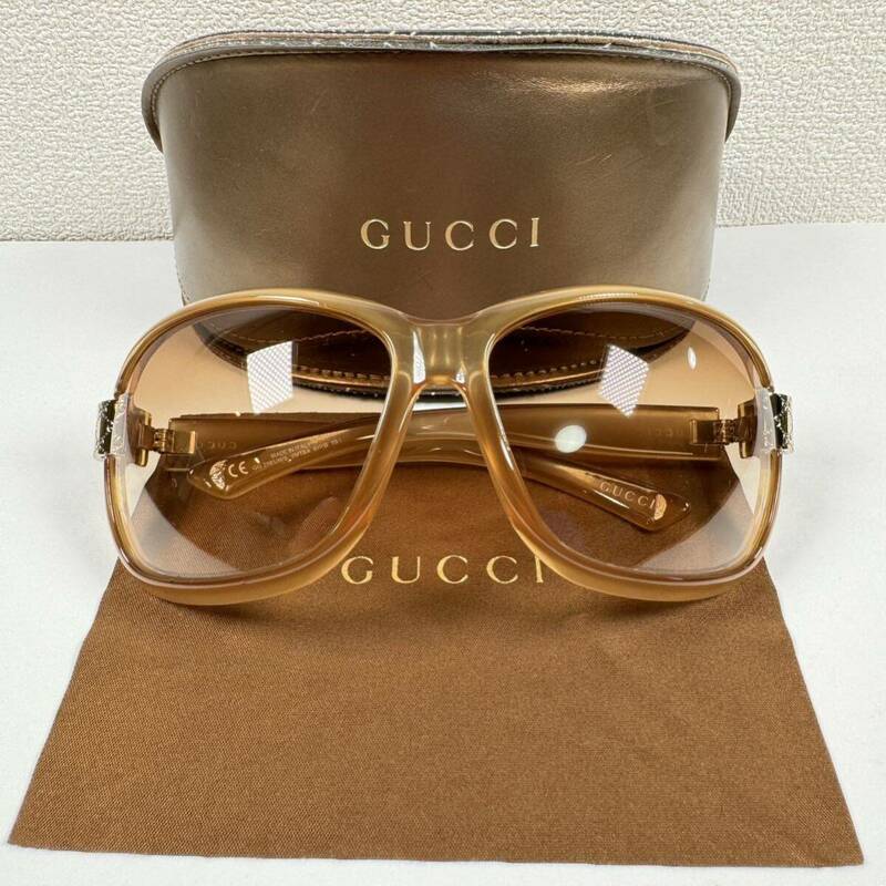 GUCCI グッチ b5 サングラス GG柄 ロゴテンプル GG2985/N/S VMTBA 61□15 115 ブラウン色系 メンズ レディース イタリア製 ケース付 B