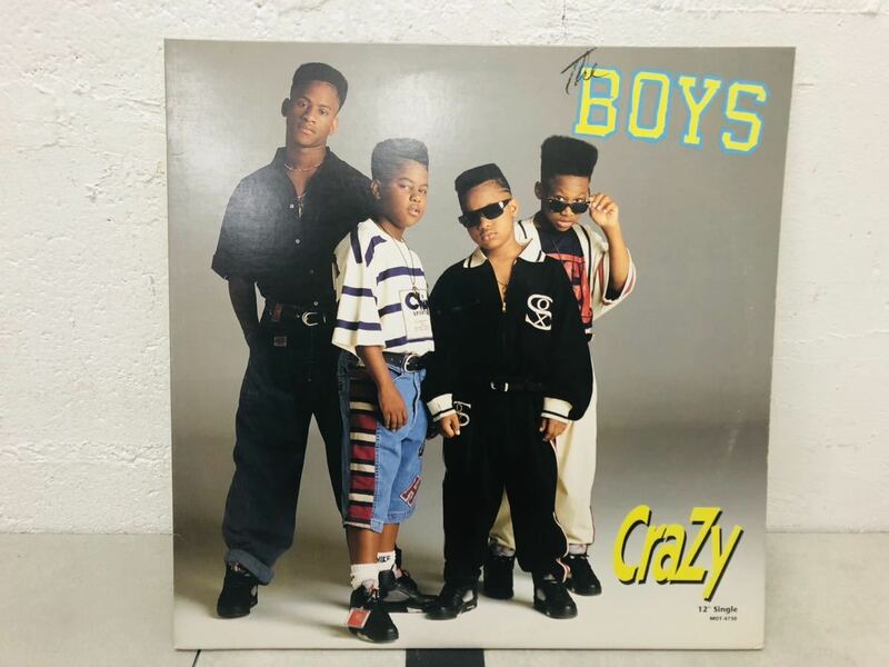 h0220-21★ レコード TheBOYS CRAZY MOTOWN LP ヒップホップ