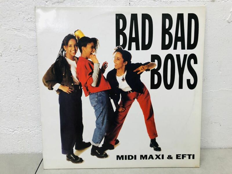 b0305-24★ LP レコード HIPHOP / MIDI MAXI & EFTI / BAD BAD BOYS