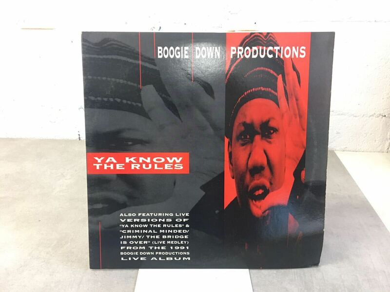 r0318-12★レコードLP / HIPHOP / ヒップホップ / Boogie Down Productions Ya Know the Rules [Analog]