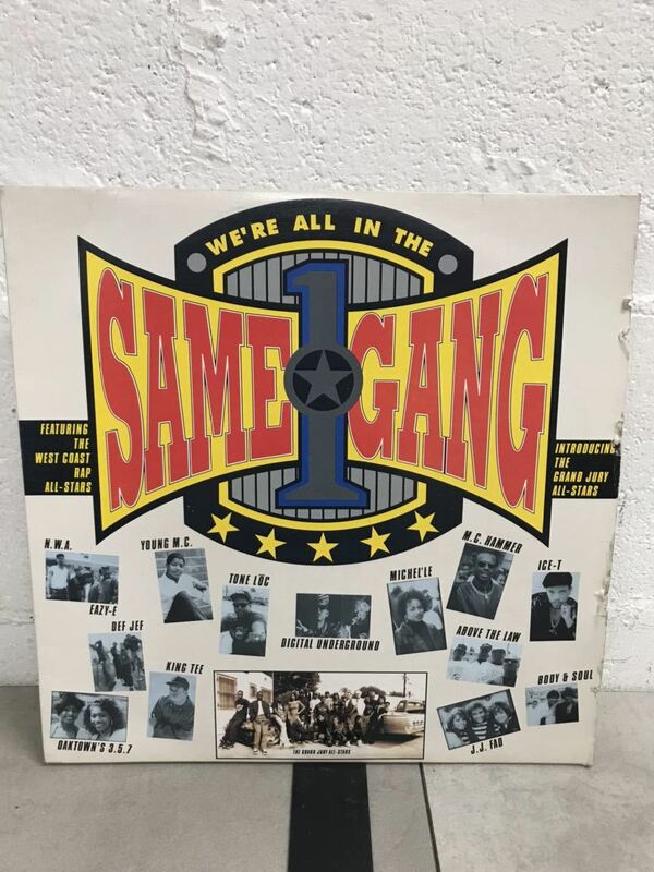 t0229-44☆ レコード HipHop West Coast Rap We're All in the Same Gang LP