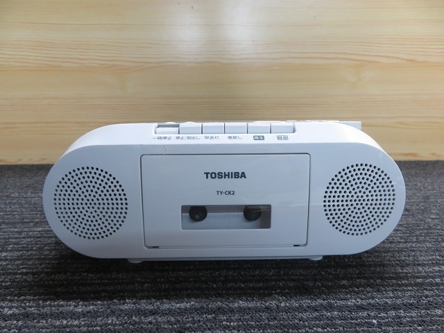 K☆TOSHIBA　TY‐CK2　ラジオカセットレコーダー　17年製　現状品