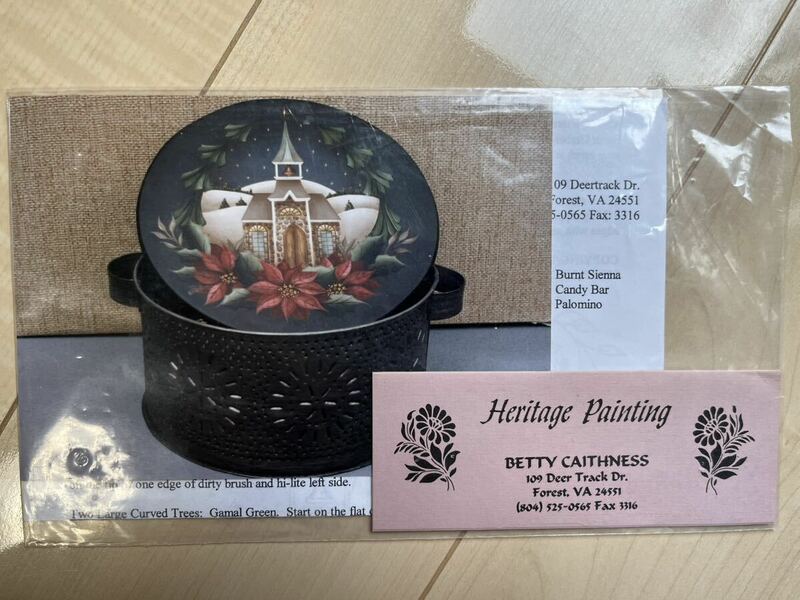 ★トールペイント パケット 「Heritage Painting」 / BETTY CAITHNESS 未使用品