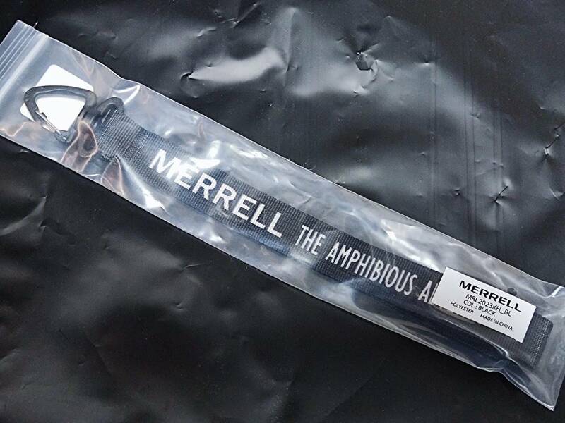 MERRELL ストラップキーホルダー ブラック /メレル/カラビナ