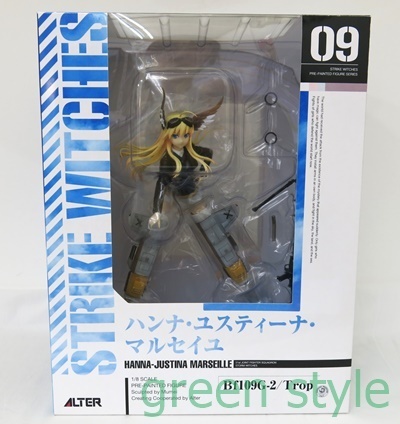 ＃ ストライクウィッチーズ　09　ハンナ・ユスティーナ・マルセイユ　HANNA-JUSTINA MARSEILLE　1/8スケール　Bf109G-2/Trop　アルター