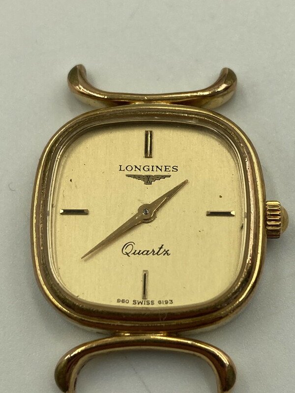 中古 LONGINES 960 6193 2針 動作未確認 定型郵便 送料無料クォーツ 本体のみ ベルト無し ジャンク 333202000019