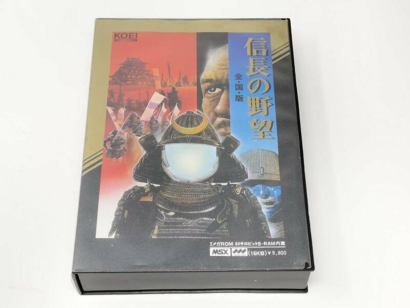 【動作確認済】MSX2 KOEI 光栄　信長の野望 全国版 