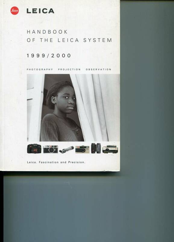 Ｌｅｉｃａ　ＨａｎｄＢｏｏｋ　of the Leica system 1999/2000