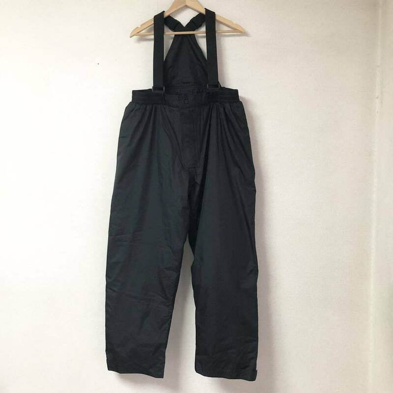 美品 大きいサイズ 【pants】スノー ウェア スキー パンツ スノボ スノーボード 黒 ブラック 防寒 中綿 サロペット メンズ 3L/Y5615BB