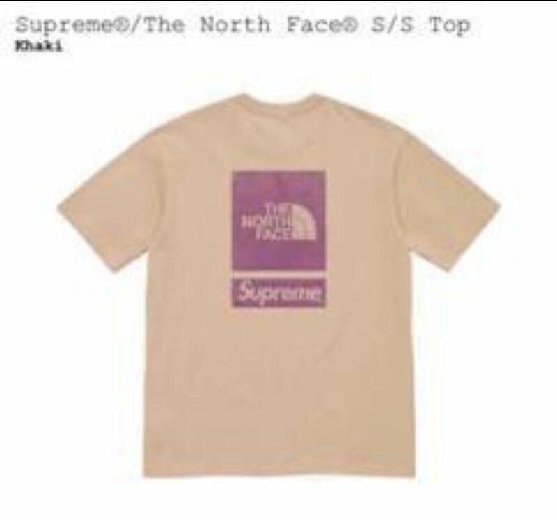 Supreme x The North Face S/S Top Khaki Mサイズ シュプリーム x ザ ノース フェイス エスエス トップ カーキ size M 国内正規品